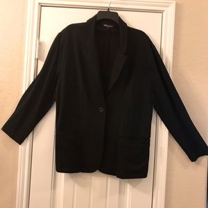 Nice feeling black classy jacket. Size 1x